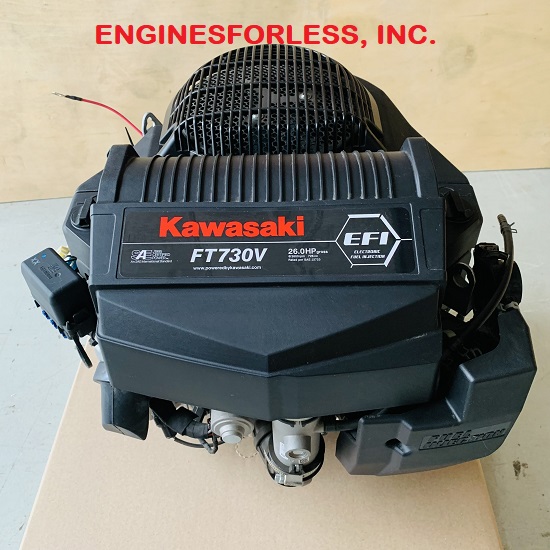 26 GROSS HP - Kawasaki FT730V-AR30-R engine. (30 day Warranty from EnginesForLess, Inc. after delivery. No manufacturer or any other warranty)  