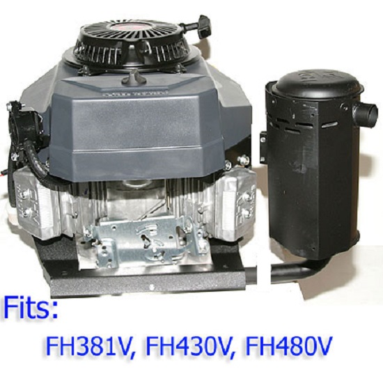 SIDE MOUNTED - Kawasaki Manifold and Muffler Fits: FH381V, FH430V, FH480V