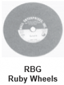 Ruby - Aluminum Oxide griding Wheels RBG1208