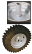 4.80-8 NHS - 2 RH Carlisle XTRAC LIGHT GRAY Pneumatic Snowblower Wheels